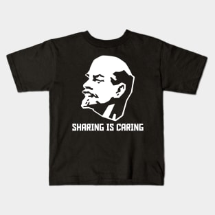 Sharing is Caring - Lenin Communist Kids T-Shirt